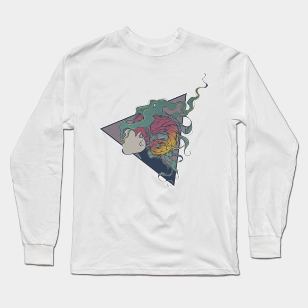 Demon woman Long Sleeve T-Shirt by Jess Adams